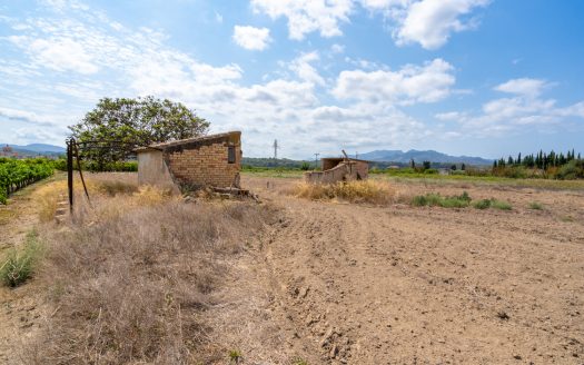 Irrigated land with a small building to restore (107)