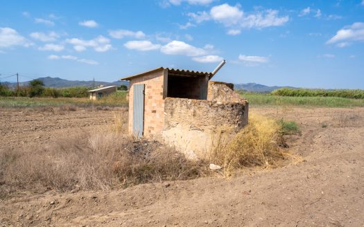 Irrigated land with a small building to restore (107)